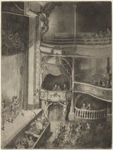 Bailarinas en un teatro