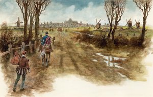Dick Whittington llegando a Londres
