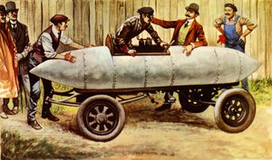 Le Jamais Contente, el primer coche en viajar a más de 60 mph de Peter Jackson