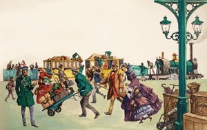 Érase una vez... una estación de tren hace cien años
