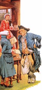 El párroco Woodforde comprando té a un contrabandista