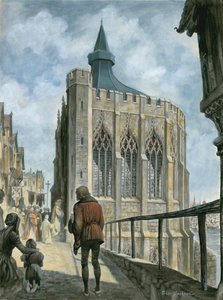 Reconstrucción de la Capilla de San Tomás en el viejo Puente de Londres de Peter Jackson