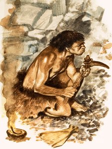 Fabricante de herramientas de la Edad de Piedra