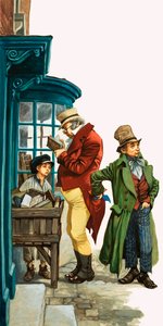 El Astuto Dodger (gouache sobre papel)