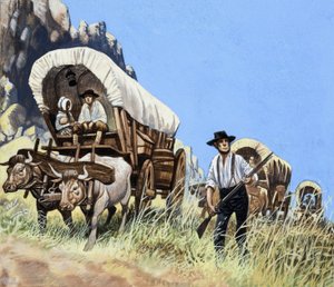 La diligencia: forajidos e indios