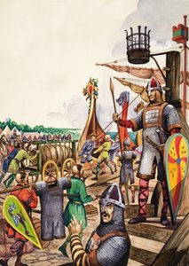 La maravillosa historia de Gran Bretaña: Los guerreros sajones y los invasores normandos de Peter Jackson