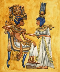 Las ricas vestiduras y tocados del Antiguo Egipto