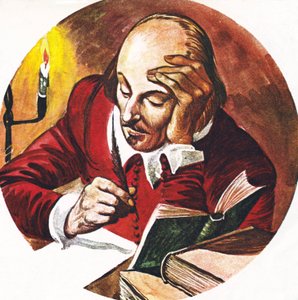 William Shakespeare, escribiendo