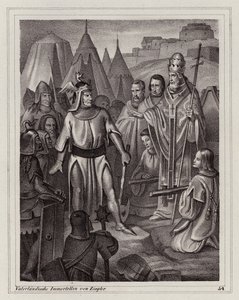 Fundación de Venecia, siglo V (grabado) de Peter Johann Nepomuk Geiger