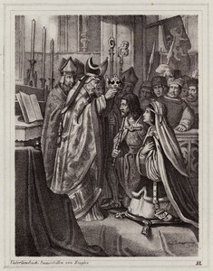 Matrimonio de Ottokar II de Bohemia y Kunigunda de Eslavonia de Peter Johann Nepomuk Geiger
