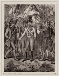 Los habitantes del Tirol rinden homenaje a Francisco I de Austria de Peter Johann Nepomuk Geiger