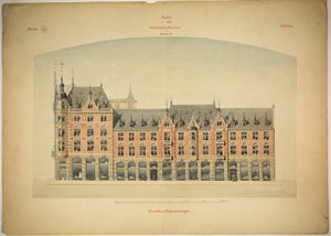 Rathskeller Neubau, Halle (Saale), Sajonia-Anhalt, Alemania, Elevación de Peter Joseph Weber