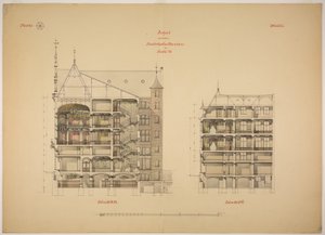 Rathskeller Neubau, Halle (Saale), Sajonia-Anhalt, Alemania, Dos Secciones de Peter Joseph Weber