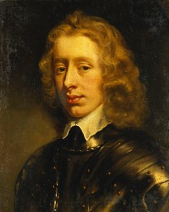 Retrato de un joven caballero, se cree que es el duque de Richmond, busto, vistiendo armadura, c.1650 de Peter Lely