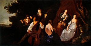 El Concierto, c1650, 1944 de Peter Lely