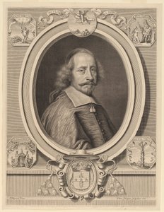 Cardenal Jules Mazarin de Peter Ludwig van Schuppen after Pierre Mignard I