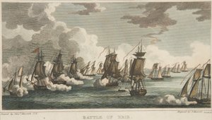 Batalla de Erie, pub. 1816 de Peter Maverick
