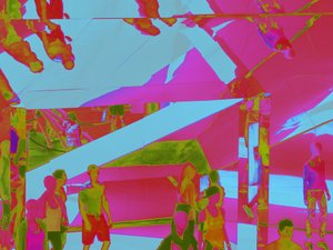 VENICE BEACH AL REVÉS, 2014 de Peter McClure