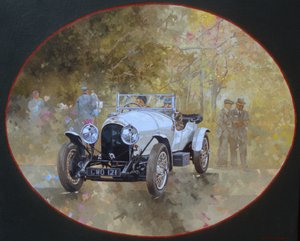Bentley de 3 litros en Kelmarsh de Peter Miller