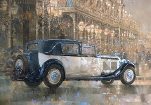 Luces de Navidad y Bentley de 8 litros de Peter Miller