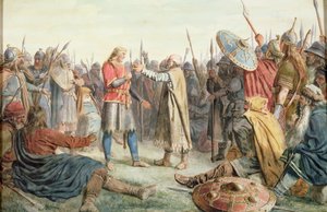 Olav Tryggvason es elegido rey de Orting