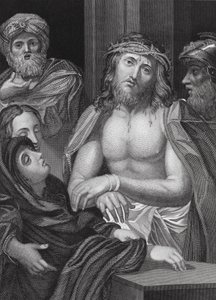 Ecce Homo, Isaías, cap. 53, v. 5 (grabado) de Peter Paul (after) Rubens