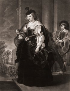 Helena Fourment o Helene Fourment (Retrato) de Peter Paul (after) Rubens