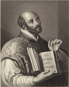 Ignacio de Loyola (grabado) de Peter Paul (after) Rubens