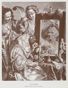 La vieja coqueta, c1630