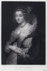 La esposa de Rubens de Peter Paul (after) Rubens