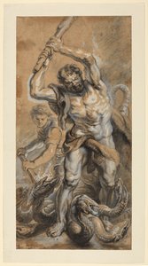 Hércules matando a la Hidra de Lerna de Peter Paul (school of) Rubens