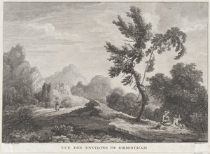 Vista de Birmingham, ca. 1755