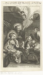La adoración de los pastores de Peter Paul Bouché
