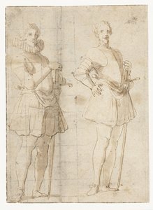 Dos estudios de un agente permanente de Peter Paul Rubens (possibly)