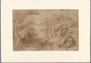 Paisaje con pareja de enamorados de Peter Paul Rubens (school of)