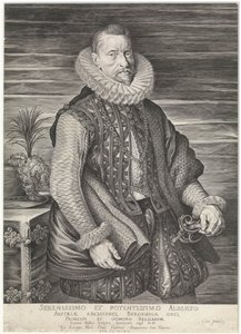 Archiduque Alberto de Austria (grabado) de Peter Paul Rubens