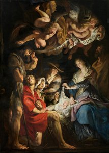 Nacimiento de Cristo, Adoración de los pastores de Peter Paul Rubens