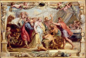 Briseida Devuelta a Aquiles, 1630-1631 de Peter Paul Rubens
