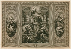 Techo de la Casa de Banquetes en Whitehall de Peter Paul Rubens