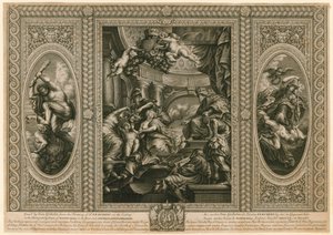 Techo de la Casa de Banquetes en Whitehall de Peter Paul Rubens