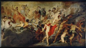 Consejo de los dioses sobre los matrimonios españoles de Peter Paul Rubens