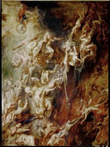 La caída de los condenados de Peter Paul Rubens