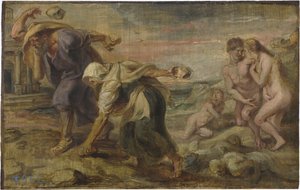 Deucalión y Pirra, ca 1636