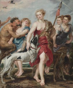 Diana y sus ninfas partiendo a la caza, c.1615 de Peter Paul Rubens