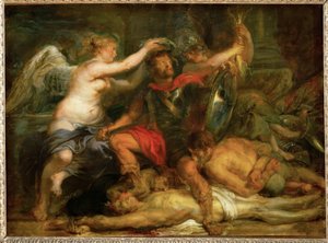La coronación del vencedor de Peter Paul Rubens