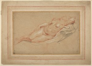Desnudo femenino, 1628 - 1630 de Peter Paul Rubens