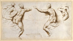Cuatro desnudos femeninos alrededor de una fuente de Peter Paul Rubens