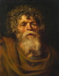 Cabeza de un anciano, estudio para 