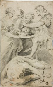 Herodías recibiendo la cabeza de San Juan Bautista de Peter Paul Rubens