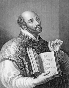 Ignacio de Loyola, grabado por William Holl el joven, c.1830 de Peter Paul Rubens